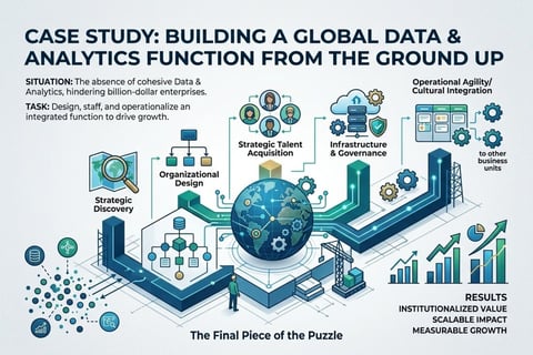 Building a Global Data & Analytics Function from the Ground Up project