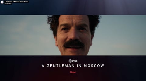 A Gentleman in Moscow Series Promo project