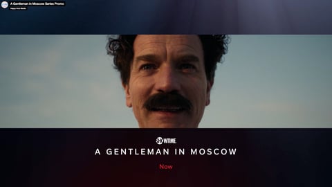 A Gentleman in Moscow Series Promo project