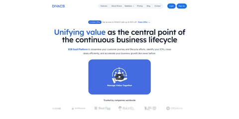 DIVACS Website in Framer project
