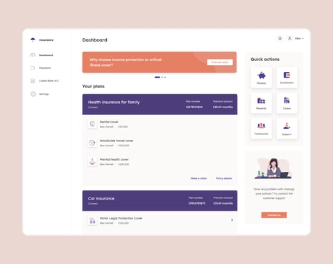 Insurance Dashboard project
