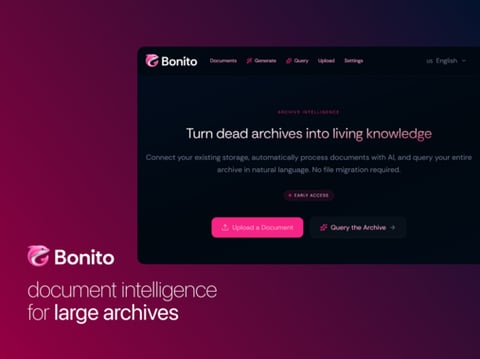 Bonito | AI Archive Intelligence project