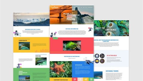Our Ocean Conference Panama Website project