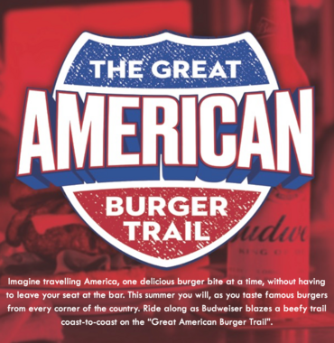 Budweiser "Great American Burger Trail" project