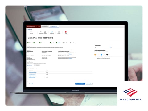 Bank of America: From Single-filing to Bulk: Scaling SEC Workflows project