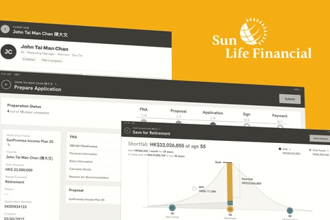 Sun Life Financial | Tablet POS and CRM for Insurance Agents project