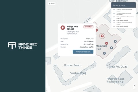 Armored Things | UX and UI Design for an IoT Security Platform project