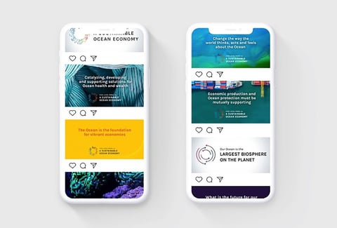 Website for High-level Panel for a Sustainable Ocean Economy project