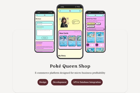 Poké Queen Shop project