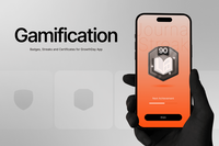GrowthDay Gamification | Badges, Certificate, and UI