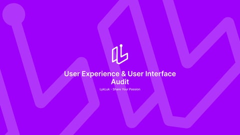 UI/UX Design Audit – LykLuk Mobile Application project
