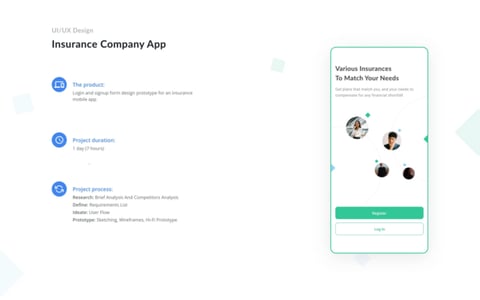Insurance Company App: Onboarding and Authentication project