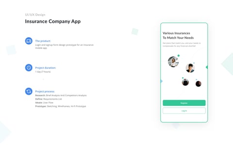 Insurance Company App: Onboarding and Authentication project