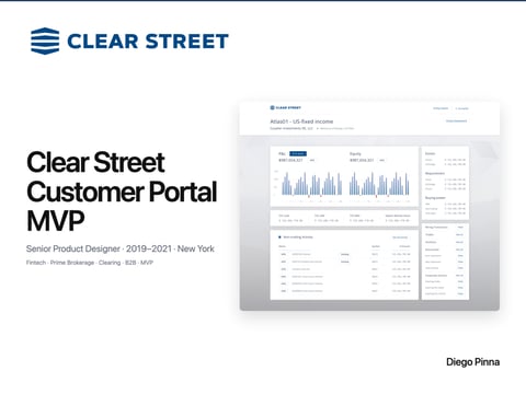 Clear Street Customer Portal project