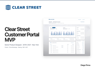 Clear Street Customer Portal