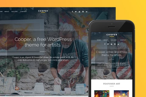 Cooper WordPress Theme project