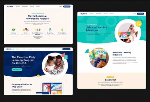 HOMER Rebrand and Marketing Site Redesign project