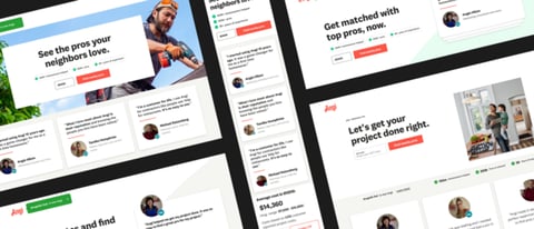 Angi SEM Landing Page Redesign and Experimentation Strategy project