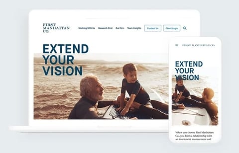 First Manhattan Co Website Redesign project