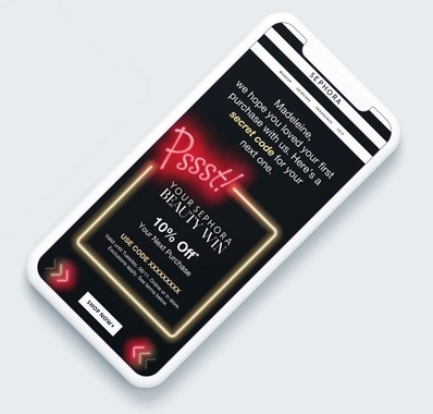 Sephora Targeted Promotional Email System project