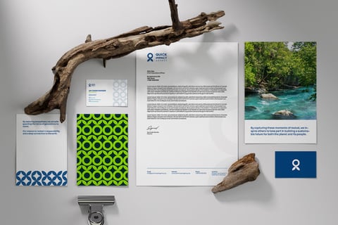 Brand Identity for Quick Impact Agency project