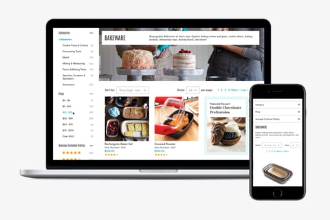 Responsive eCommerce Product Catalog UX/UI Design project