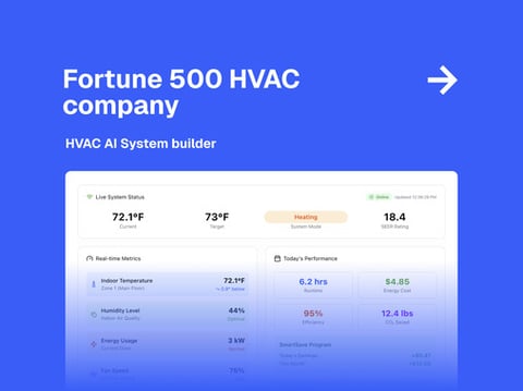 Fortune 500 HVAC Company: HVAC Al System builder project