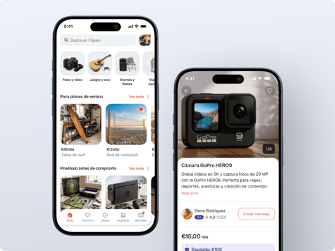 Flipaki — Rental abd Try-before-you-buy Marketplace (Spain) project