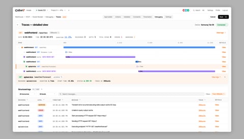 Enterprise No-code Mobile App Builder Design project