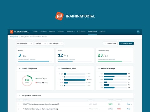 Designing an E-learning and Assessment Platform for the Maritime Industry project