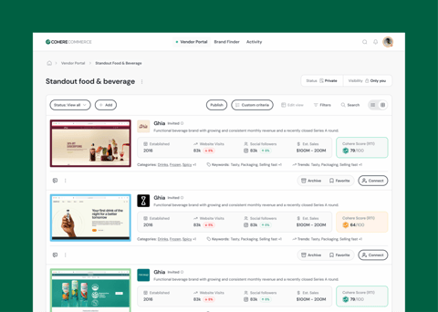 Redesigning B2B Platform Connecting Brands with Retailers project