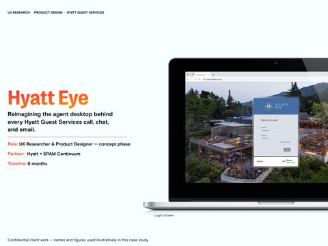 Hyatt Eye | One Workspace project