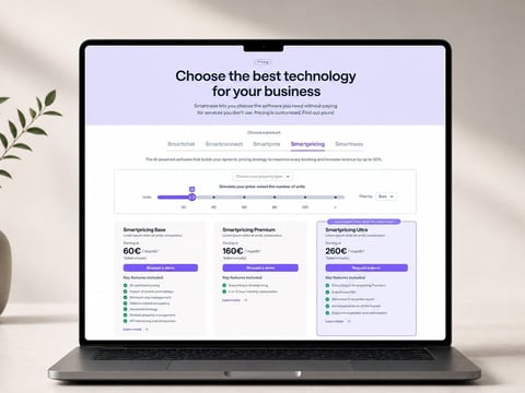 Pricing UX for a Hospitality SaaS Ecosystem: Desktop App Design project