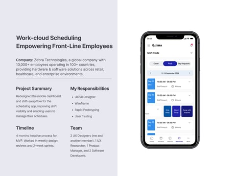 Scheduling App for Enterprise Operations project