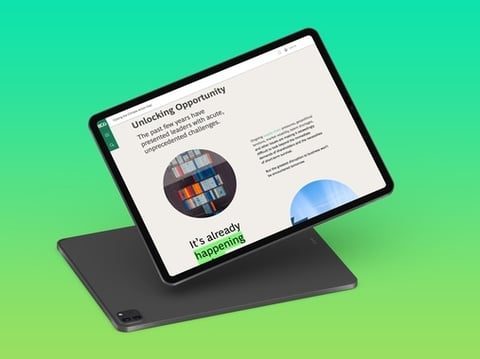 BCG Climate Action Gap Landing Page project