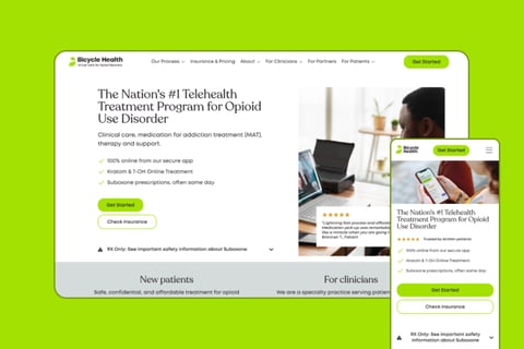 Webflow Infraestructure for Bicycle Health. Growth Funnel project