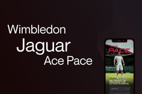 Ace Pace: Jaguar's Live Wimbledon Experience Landing Page