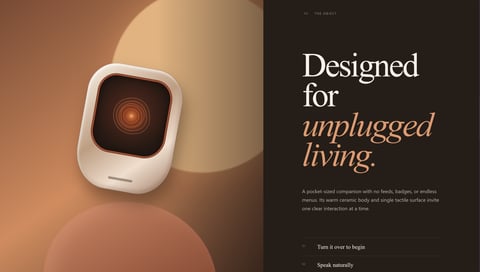 Project Aura: Custom Humanist UI and Lightweight Front-end Engineering project