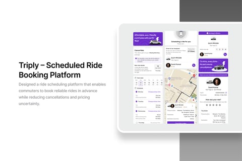 Triply – Scheduled Ride Booking Platform project
