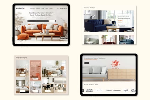 Furnzy: Website & Brand Redesign project
