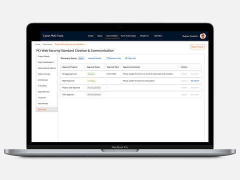 Associate Project Dashboard project