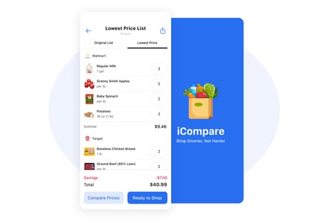 iCompare | Grocery Price Comparison MVP project