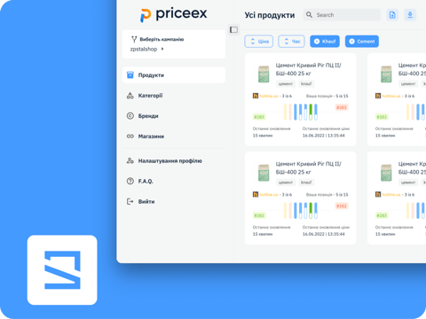 SaaS Web Application for Automatic Search and Regular Monitoring of Prices and Availability of Goods project