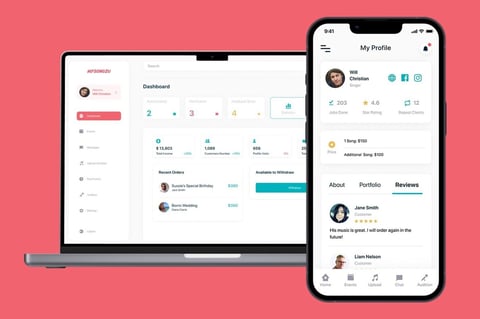 MySong 2U Mobile and Web Application project