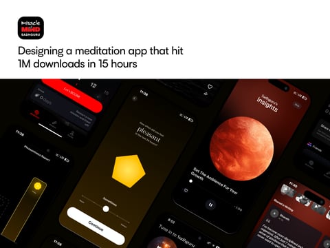 Miracle of Mind | Designing and Gamifying Meditation for Millions project