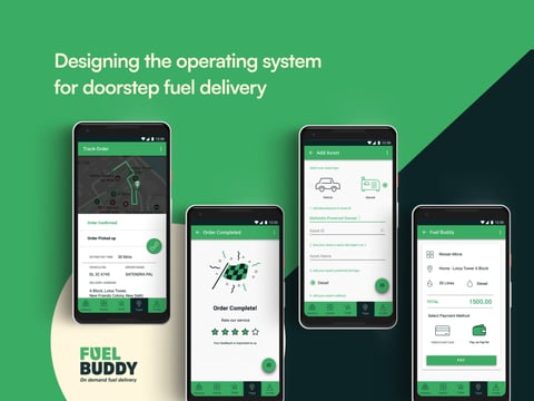 FuelBuddy | Designing the Operating System for Doorstep Fuel Delivery project