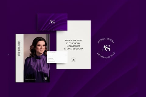 Andrea Severa Clinic: Dermatology and Aesthetics Brand Identity project