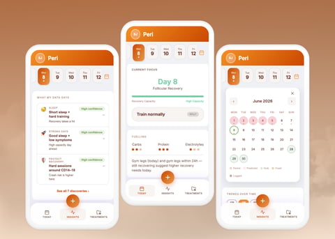 Peri - AI Recovery Intelligence for Perimenopausal Athletes project