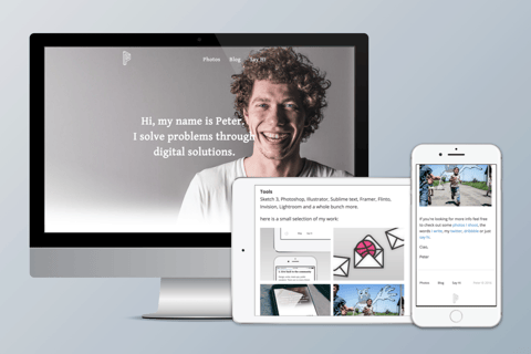 Peter Dijkgraaf Portfolio | Website and Branding project
