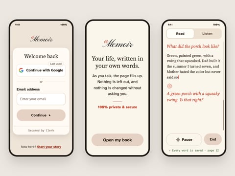 a Memoir - AI GhostWriter project